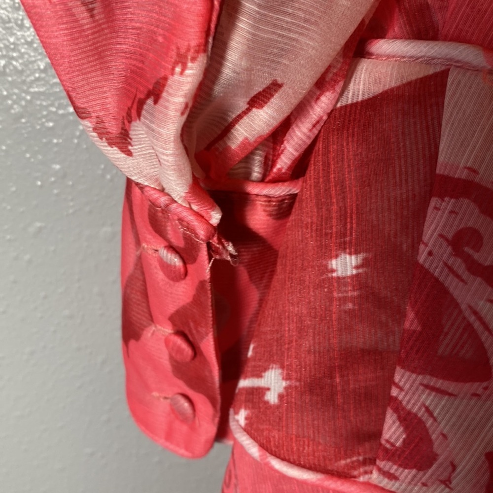 Lilly’s Kloset Red Geometric Dress Size S - Picture 11 of 14